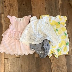 18m bundle baby gap pink dress, eyelet bubble